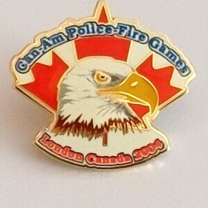FUN 2004 CAN AM Police Fire Department Games London Ontario Maple Leaf Eagle
